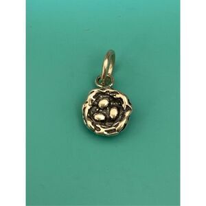 Bird Nest Sterling Silver Jewelry Charm  #wildlife